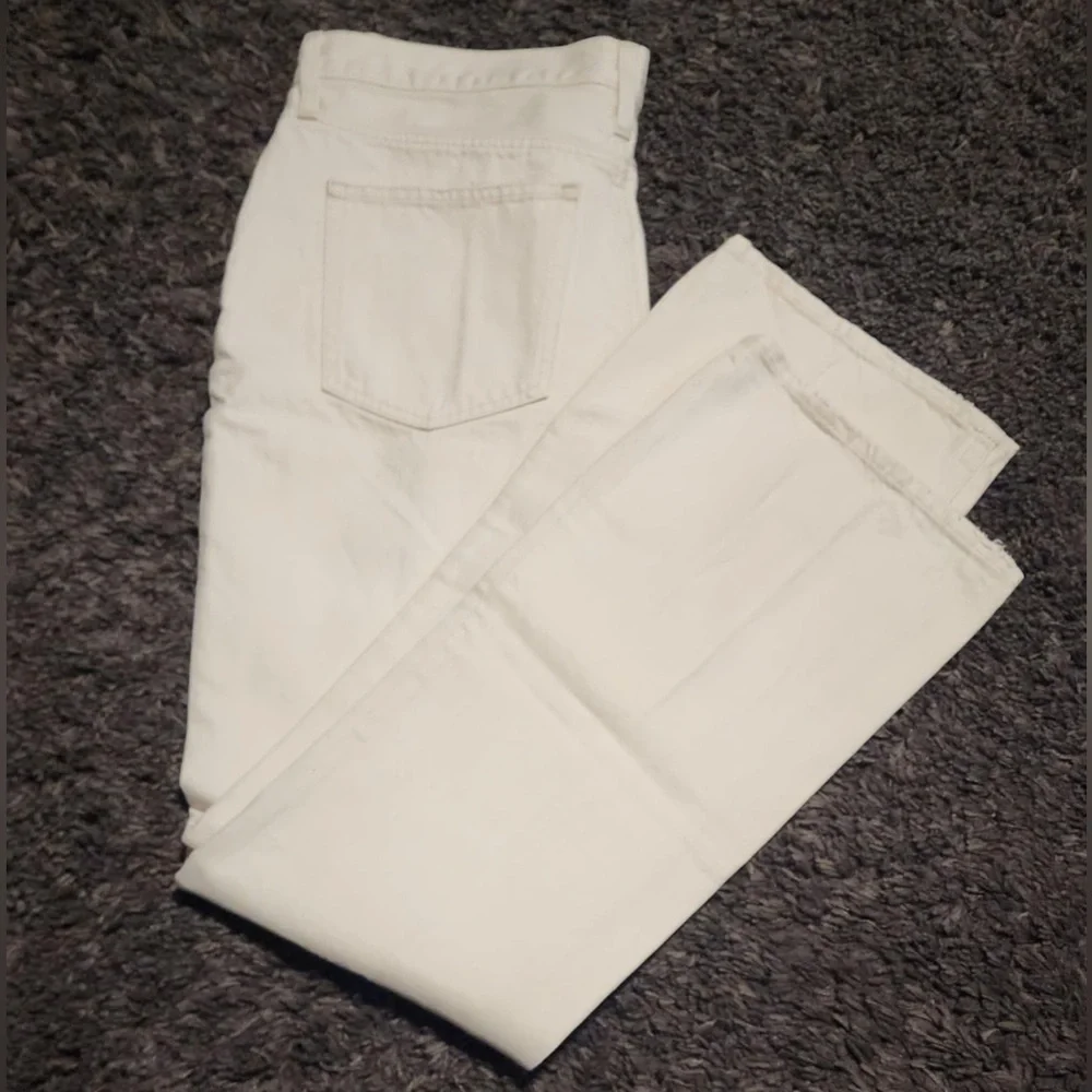 J. CREW High-rise Full Length Demi Boot Oatmeal 100% Cotton Sz.31Tx33 NWT** - Picture 8 of 8